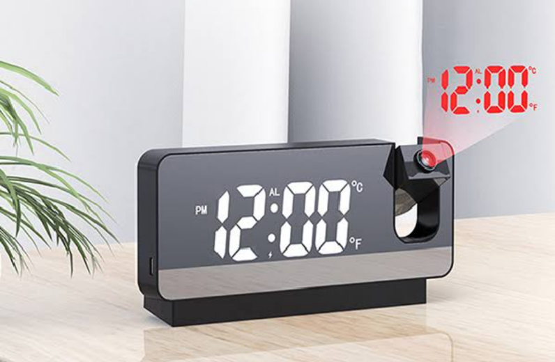 LED Projector Alarm Clock